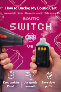 how to unclog my boutiq dispo