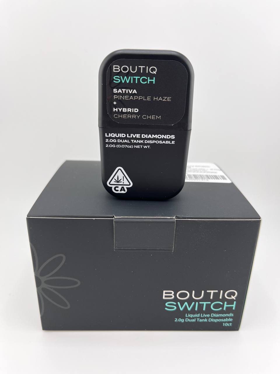 Boutiq SWITCH – Liquid Live Diamond – PineApple Haze + Cherry Chem