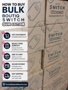 buy bulk boutiq switch gum edition disposable