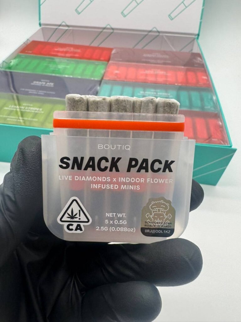 new boutiq prerolls, boutiq snack pack prerolls